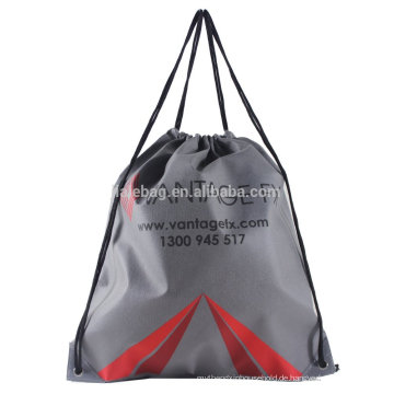 LOGO Druck Kordelzug Rucksack Tasche Polyester 210D Kordelzug